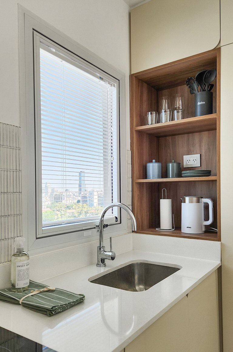 Estudio moderno con vista al Polo | Las Cañitas