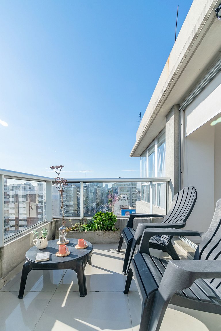 Belgrano moderno | 2 amb alto con vista panorámica