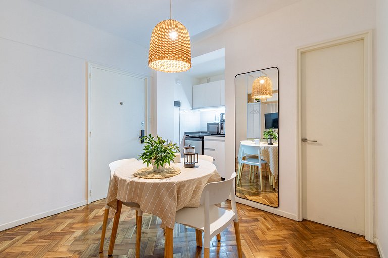 Monoambiente remodelado y tranquilo en Recoleta