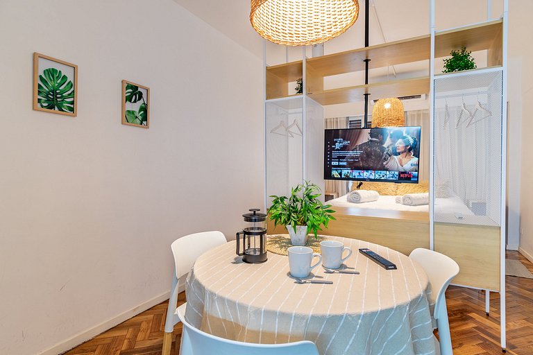 Monoambiente remodelado y tranquilo en Recoleta