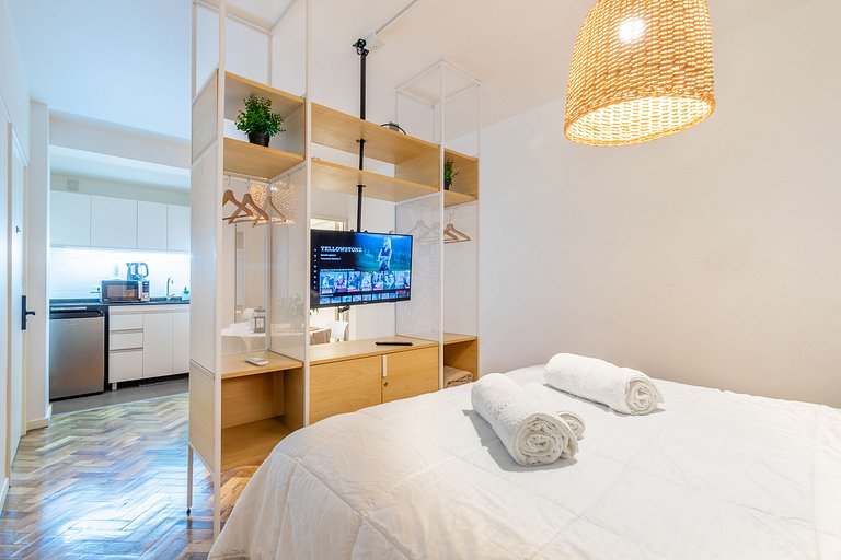 Monoambiente remodelado y tranquilo en Recoleta