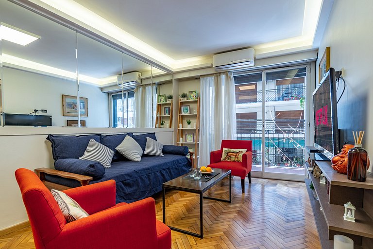 Amplio y moderno en Recoleta | 3 amb + deco bar
