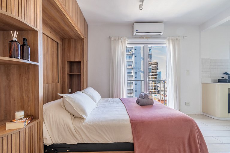 Estudio moderno con vista al Polo | Las Cañitas