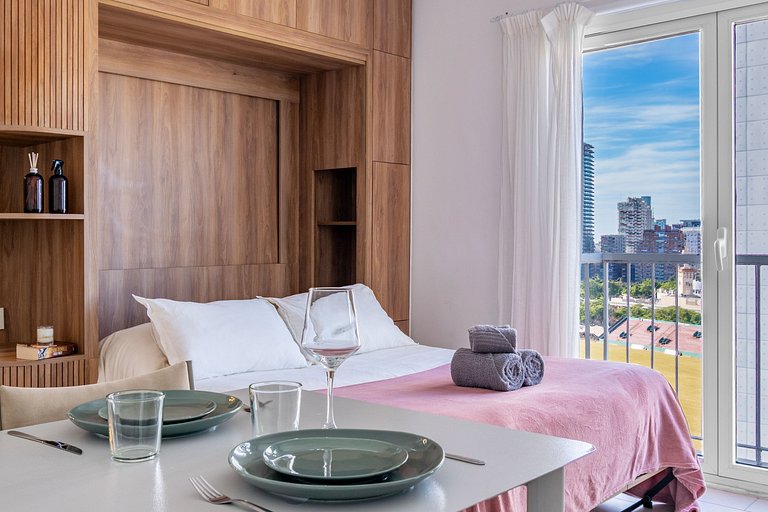 Estudio moderno con vista al Polo | Las Cañitas