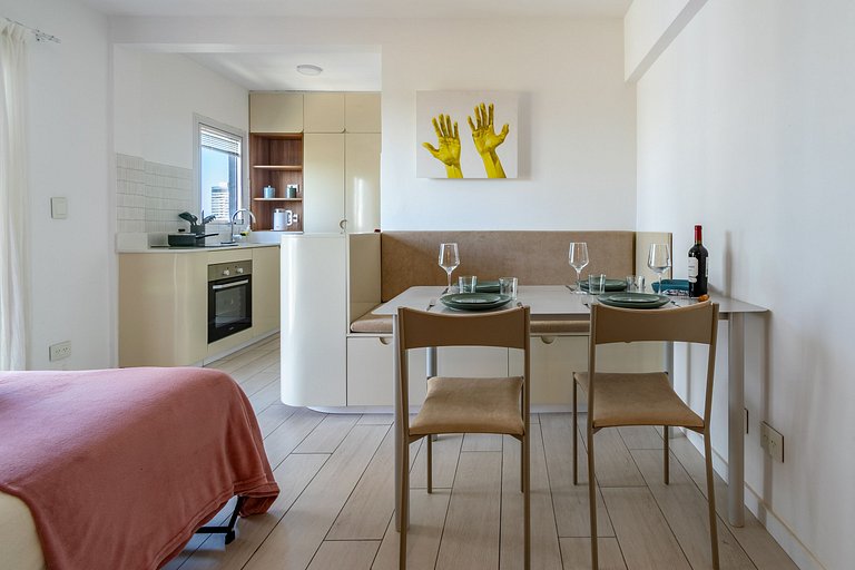 Estudio moderno con vista al Polo | Las Cañitas