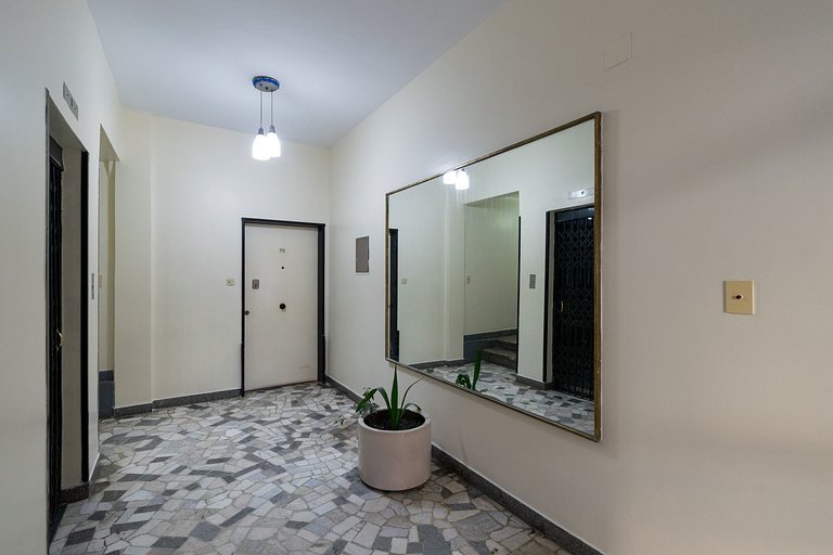 Estudio con dos camas individuales en Recoleta