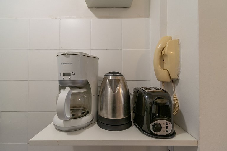 Estudio con dos camas individuales en Recoleta