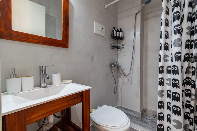 Estudio con dos camas individuales en Recoleta