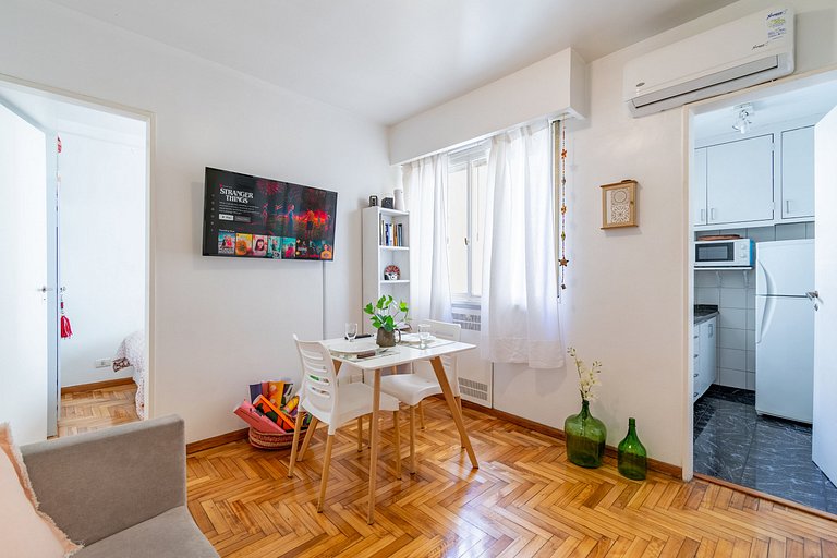 Acogedor departamento para 2 | Recoleta Mall