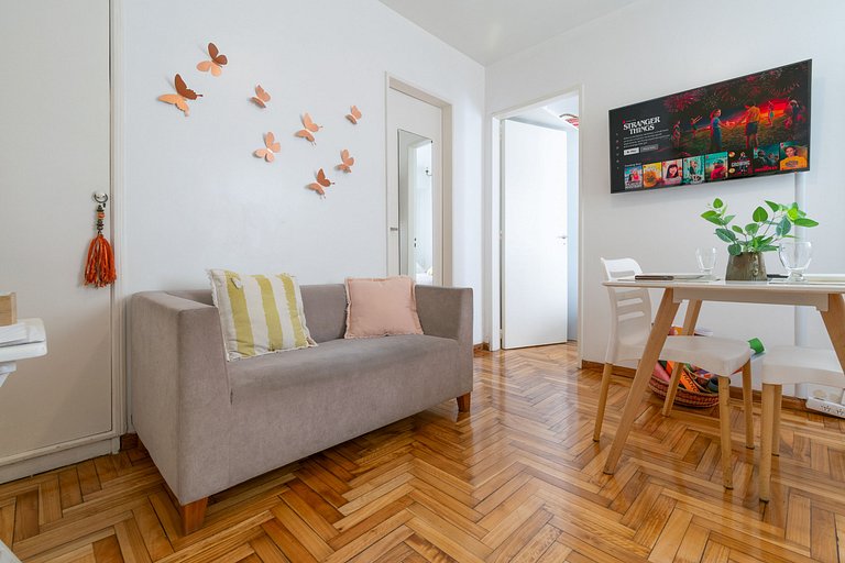 Acogedor departamento para 2 | Recoleta Mall