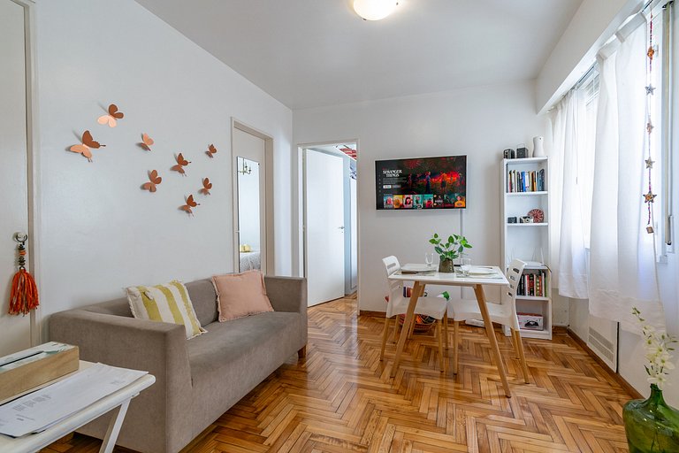 Acogedor departamento para 2 | Recoleta Mall