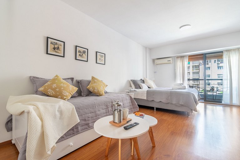 Calido estudio Av Las Heras, Recoleta | 4 Personas