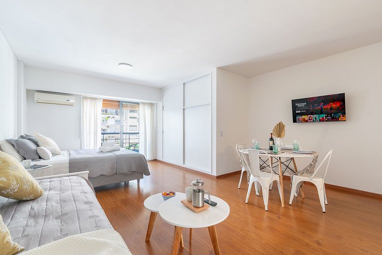 Calido estudio Av Las Heras, Recoleta | 4 Personas