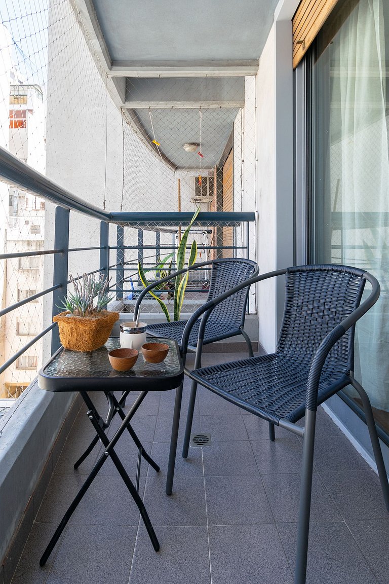 Calido estudio Av Las Heras, Recoleta | 4 Personas