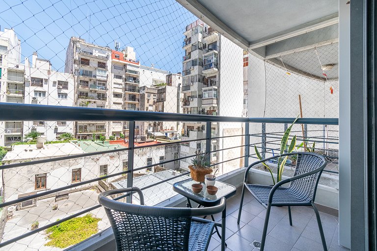 Calido estudio Av Las Heras, Recoleta | 4 Personas