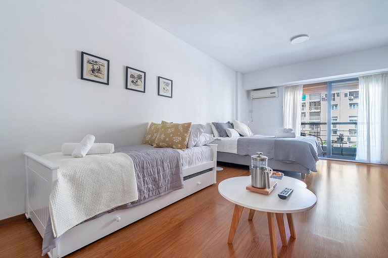 Calido estudio Av Las Heras, Recoleta | 4 Personas