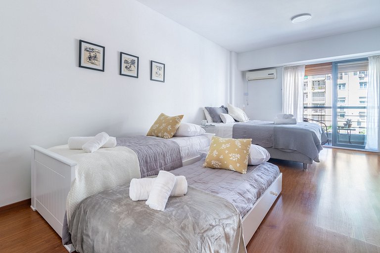 Calido estudio Av Las Heras, Recoleta | 4 Personas