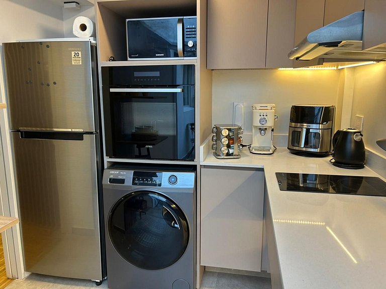 Moderno 2 amb remodelado con patio en Recoleta