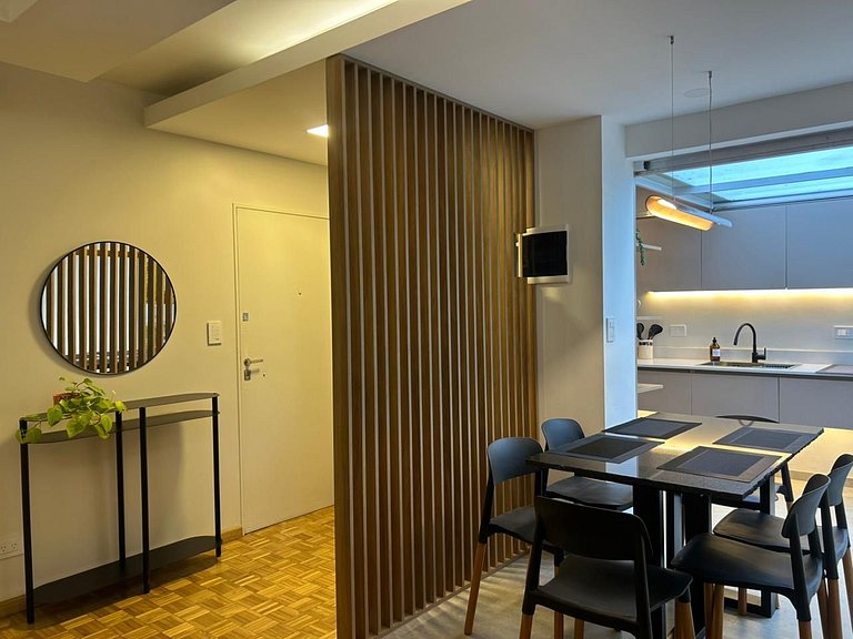 Moderno 2 amb remodelado con patio en Recoleta