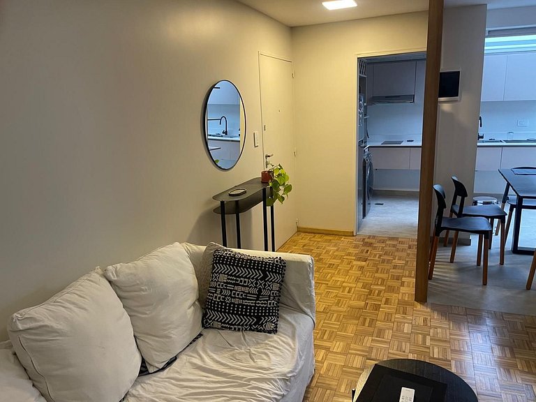 Moderno 2 amb remodelado con patio en Recoleta