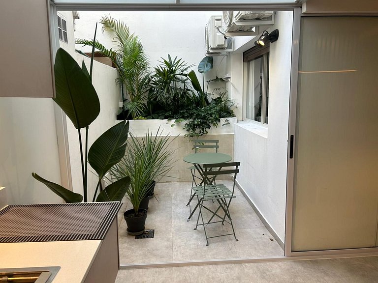 Moderno 2 amb remodelado con patio en Recoleta