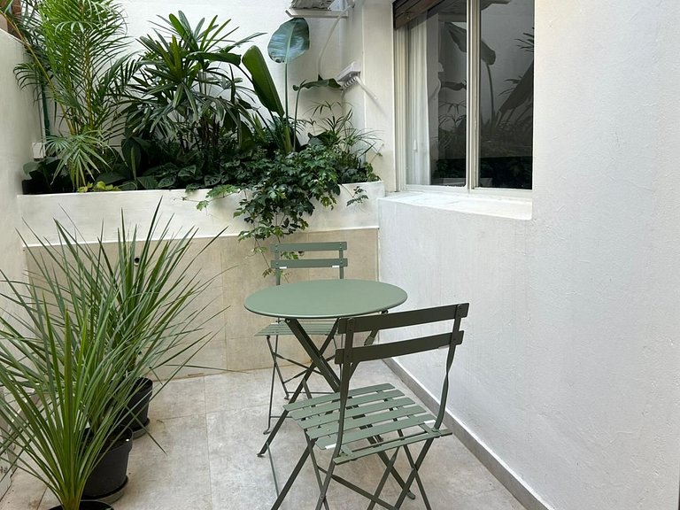 Moderno 2 amb remodelado con patio en Recoleta