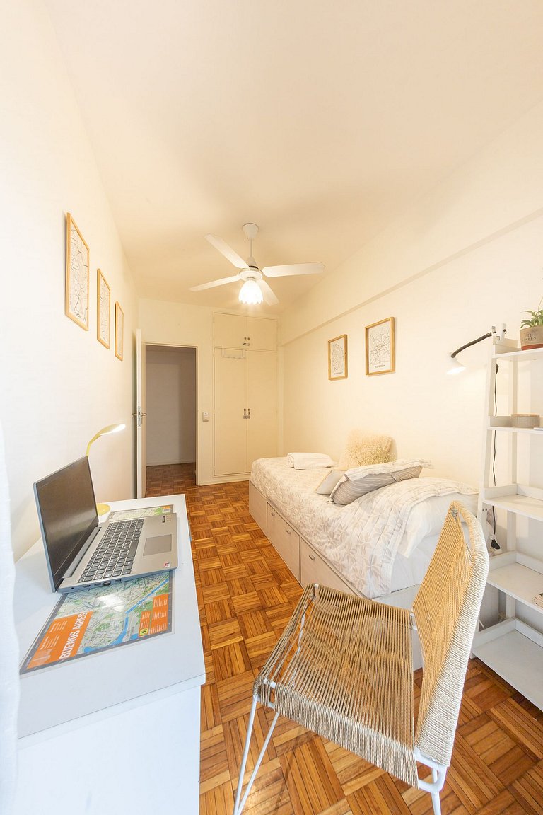 Departamento 2 dormitorios | Vista Verde |Recoleta