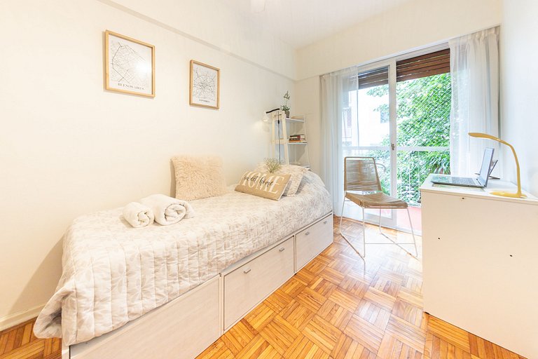 Departamento 2 dormitorios | Vista Verde |Recoleta