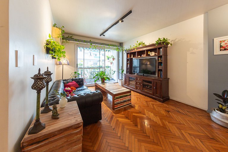 Departamento con mucha vida | 117 m2 en Recoleta